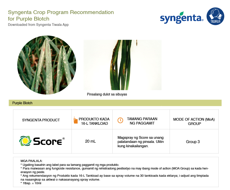 syngenta crop program recommendation